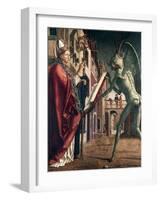 St Wolfgang and the Devil, Life of St Wolfgang, 1471-1475-Michael Pacher-Framed Giclee Print