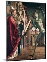 St Wolfgang and the Devil, Life of St Wolfgang, 1471-1475-Michael Pacher-Mounted Giclee Print