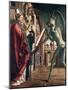 St Wolfgang and the Devil, Life of St Wolfgang, 1471-1475-Michael Pacher-Mounted Giclee Print