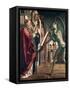 St Wolfgang and the Devil, Life of St Wolfgang, 1471-1475-Michael Pacher-Framed Stretched Canvas