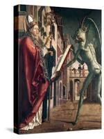 St Wolfgang and the Devil, Life of St Wolfgang, 1471-1475-Michael Pacher-Stretched Canvas