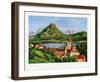 St-Wolfgang at the Wolfgangsee-Singer-Framed Collectable Print