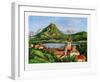 St-Wolfgang at the Wolfgangsee-Singer-Framed Collectable Print