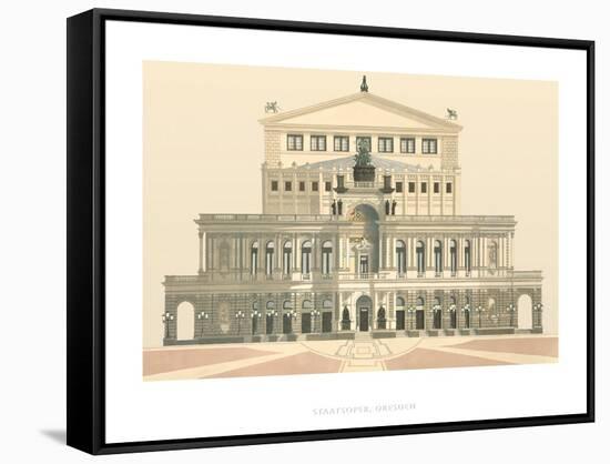 Staatsoper, Dresden-Andras Kaldor-Framed Stretched Canvas