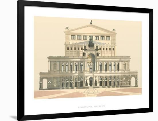 Staatsoper, Dresden-Andras Kaldor-Framed Art Print