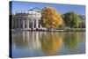 Staatstheater (State Theatre) and Schlosspark in Autumn-Markus Lange-Stretched Canvas