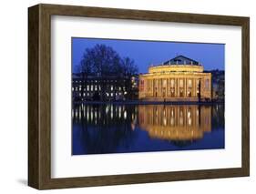 Staatstheater (Stuttgart Theatre and Opera House) at Night-Markus Lange-Framed Photographic Print