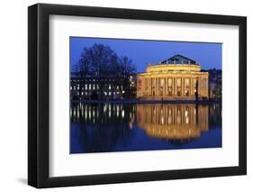 Staatstheater (Stuttgart Theatre and Opera House) at Night-Markus Lange-Framed Photographic Print