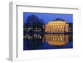 Staatstheater (Stuttgart Theatre and Opera House) at Night-Markus Lange-Framed Photographic Print