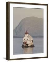 Stabben Lighthouse Near Floro, Norway, Scandinavia, Europe-Michael DeFreitas-Framed Photographic Print