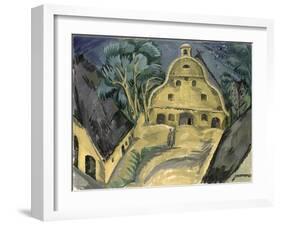 Staberhof Farm on Fehmarn I, 1913-Ernst Ludwig Kirchner-Framed Giclee Print