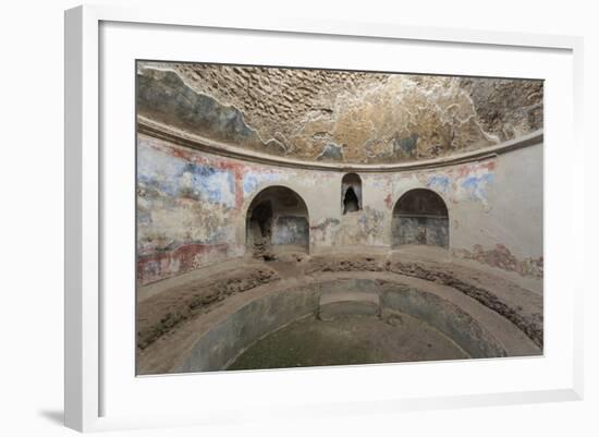 Stabian Baths, Roman Ruins of Pompeii, UNESCO World Heritage Site, Campania, Italy, Europe-Eleanor Scriven-Framed Photographic Print