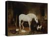 Stable Companions-John Frederick Herring I-Stretched Canvas