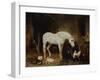 Stable Companions-John Frederick Herring I-Framed Giclee Print