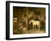 Stable Interior-John Frederick Herring I-Framed Giclee Print