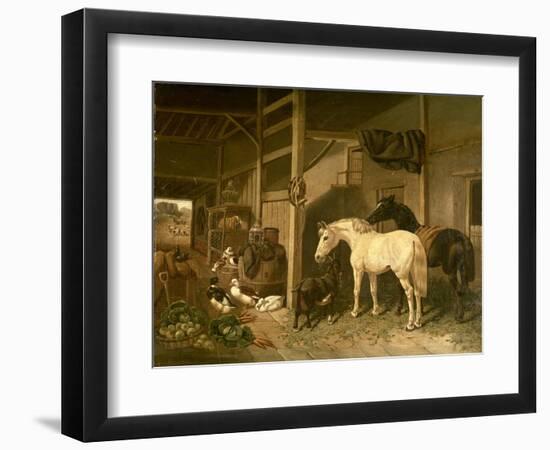 Stable Interior-John Frederick Herring I-Framed Giclee Print