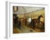 Stables, 1848-Filippo Palizzi-Framed Giclee Print