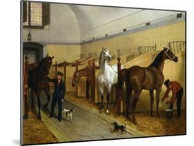 Stables, 1848-Filippo Palizzi-Mounted Giclee Print