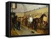 Stables, 1848-Filippo Palizzi-Framed Stretched Canvas