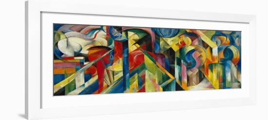 Stables (Stallungen), 1913-Franz Marc-Framed Giclee Print