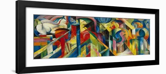 Stables (Stallungen), 1913-Franz Marc-Framed Giclee Print