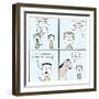 Stache-Reza Farazmand-Framed Art Print