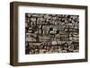 Stack, Fallen Stone Pieces from Bayon Temple Ruins, Angkor World Heritage Site-David Wall-Framed Photographic Print
