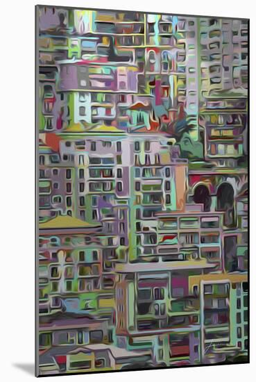 Stack I-James Burghardt-Mounted Art Print