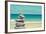 Stack of Balanced Stones in a White Sand Beach, with a Cross-Processed Effect-nito-Framed Photographic Print