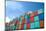 Stack of Cargo Containers at the Docks-Prasit Rodphan-Mounted Photographic Print