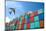 Stack of Cargo Containers at the Docks-Prasit Rodphan-Mounted Photographic Print