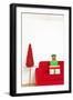 Stack of Christmas Gifts on Sofa-null-Framed Photographic Print