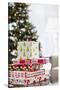 Stack of Christmas Gifts-null-Stretched Canvas