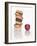 Stack of Donuts and One Apple-null-Framed Photographic Print