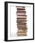 Stack of Old Hardcover Books-null-Framed Photographic Print
