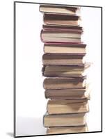 Stack of Old Hardcover Books-null-Mounted Photographic Print