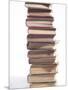 Stack of Old Hardcover Books-null-Mounted Photographic Print