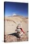 Stack of Prayer Stones on Altiplano, Potosi Department, Bolivia, South America-Ian Trower-Stretched Canvas