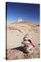 Stack of Prayer Stones on Altiplano, Potosi Department, Bolivia, South America-Ian Trower-Stretched Canvas