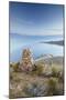 Stack of Prayer Stones on Isla del Sol (Island of the Sun), Lake Titicaca, Bolivia, South America-Ian Trower-Mounted Photographic Print