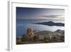 Stack of Prayer Stones on Isla del Sol (Island of the Sun), Lake Titicaca, Bolivia, South America-Ian Trower-Framed Photographic Print