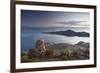 Stack of Prayer Stones on Isla del Sol (Island of the Sun), Lake Titicaca, Bolivia, South America-Ian Trower-Framed Photographic Print