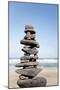 Stack of Rocks at Canteria Beach, near Orzola, Lanzarote, Spain-Guido Cozzi-Mounted Photographic Print
