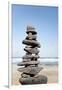 Stack of Rocks at Canteria Beach, near Orzola, Lanzarote, Spain-Guido Cozzi-Framed Photographic Print