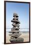 Stack of Rocks at Canteria Beach, near Orzola, Lanzarote, Spain-Guido Cozzi-Framed Photographic Print