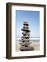 Stack of Rocks at Canteria Beach, near Orzola, Lanzarote, Spain-Guido Cozzi-Framed Photographic Print