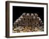 Stack of Sliver Ingots And Pile of Coins-null-Framed Premium Photographic Print