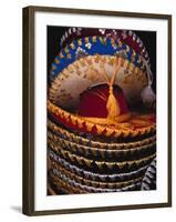 Stack of Sombreros For Sale, Puerto Vallarta, Mexico-Merrill Images-Framed Photographic Print