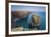 Stack Rocks, Castlemartin, Pembrokeshire, Wales, United Kingdom-Billy Stock-Framed Photographic Print