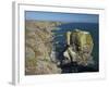 Stack Rocks, Pembrokeshire Coast National Park, Wales, United Kingdom, Europe-Peter Barritt-Framed Photographic Print